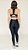 Calça Legging Recortes Preto Matte - Imagem 4