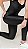 Calça Legging Recortes Preto - Imagem 3