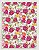 Papel Crepom Floral 10 - Multicor - 30 unid - Imagem 1