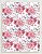 Papel Crepom Floral 14 - Rosa e lilás - 30 unid - Imagem 1