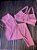 Conjunto Poliamida Fitness Rosa Charmosa - Imagem 1