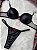 Conjunto Lingerie Couro Fake com Detalhes - Imagem 1