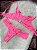 Conjunto de Renda Rosa Feminino - Imagem 1