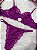 Conjunto de Lingerie Renda Roxa - Imagem 1