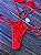 Body Vermelho Sensual em Renda - Imagem 2