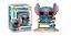 [#Pré-venda] - Funko Pop - Stitch in Sunlounger Premium Exclusivo - Disney Lilo & Stitch (1639) - Imagem 1