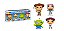 [#Pré-venda] - Funko Pop - Toy Story - Disney Toy Story (4 Pack) - Imagem 1