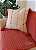 Almofada Artesanal Tassel Branco Cru Terracota 45 x 45 - Imagem 1