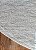 Tapete Artesanal Redondo Boho peludo branco 2m - Imagem 7