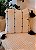 Almofada Artesanal Tassel Branco Azul Marinho 45 x 45 - Imagem 5