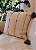 Almofada Artesanal Tassel Branco Verde Musgo 45 x 45 - Imagem 6