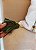 Almofada Artesanal Tassel Branco Verde Musgo 45 x 45 - Imagem 8