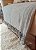 Manta Decorativa Sofá Grande Algodão Cinza Cru 220 x 260 - Imagem 6