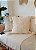 Kit 2 Almofadas Artesanal Tassel Cru Verde Musgo - Imagem 1