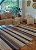 Tapete Tear Artesanal Listrado Azul Nude Sereno 200 x 250 - Imagem 4