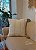 Almofada Artesanal Tassel Branco Cinza Claro 45 x 45 - Imagem 6