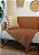 Manta Decorativa Tear Artesanal Siena Caramelo 1,40 x 1,40 - Imagem 1