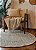 Tapete Tear Redondo Versatto Dupla Face Cinza Cru 145 cm - Imagem 11