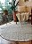 Tapete Tear Redondo Versatto Dupla Face Cinza Cru 145 cm - Imagem 2