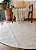 Tapete Tear Redondo Versatto Dupla Face Cinza Cru 145 cm - Imagem 3