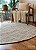 Tapete Tear Redondo Versatto Dupla Face Nude Cru 145 cm - Imagem 2