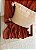 Manta de Sofá Artesanal Bruma Decorativa Algodão Terracota 120 x 210 - Imagem 9