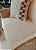 Manta Xale para sofá cadeira poltrona Algodão Branco Cru 140 X 140 - Imagem 8