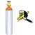 Cilindro Para Helio 2,8 Litros  + regulador (RECARREGÁVEL) - AL-CAN - Imagem 1