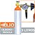 Cilindro Para Helio 2,8 Litros  + regulador (RECARREGÁVEL) - AL-CAN - Imagem 2