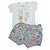 Conjunto Body Short Manga Curta Feminino 213066 Anjos Baby - Imagem 1