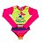 Biquini Infantil Feminino Sirikids Verde Limão/Pink/Azul 36023 - Imagem 2