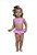 Biquini Infantil Feminino Sirikids Rosa 36957 - Imagem 1