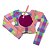 Conjunto Camiseta de Nadar e Biquíni Borboleta Moda Praia Siri Kids 36971 - Imagem 2