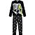 Pijama Infantil Masculino Esqueleto que Brilha no Escuro Manga Longa Malha Kyly 207811 - Imagem 2