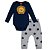 Conjunto Bebê Masculino Leão Body Calca Manga Longa Kyly 207590 - Imagem 2
