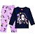 Conjunto Infantil Manga Longa Feminino Kyly 207619 - Imagem 1