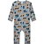 Pijama Macacão Bebe Infantil Masculino Manga Longa Marinho/Mescla 207805 - Imagem 5