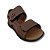 Sandália Infantil Masculina Chocolate Klin 171213000 - Imagem 1