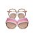 Sandália Dourada Colorida Infantil Feminina Pampili 409276 - Imagem 3
