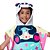 Poncho Toalha com Capuz Infantil Menina Panda Puket 100400438 - Imagem 5