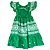 Vestido Verde Estampa Barrado Crochê Vovó Noel Precoce 4335 - Imagem 2