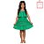 Vestido Verde Modelagem Reta Infantil Precoce 4336 - Imagem 3