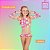 Biquíni Manga Longa Colorido Smile Moda Praia Siri Kids 38132 - Imagem 2