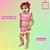 Biquíni Rosa Neon Baby Moda Praia Poa Siri Kids 38416 - Imagem 2