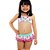 Biquíni Rosa Estampado Moda Praia Siri Kids 37083 - Imagem 1