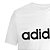 Camiseta Off White Masculina Logo Linear Adidas IN7959 - Imagem 3