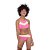 Biquíni Rosa Neon Cintura Alta Juvenil Moda Praia Siri Kids  37952 - Imagem 1