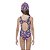 Maiô Natação com Touca Estampa Oceano Moda Praia Siri Kids 37014 - Imagem 2