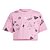 Camiseta Cropped Rosa Juvenil Menina Adidas IA1583 - Imagem 1