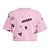Camiseta Cropped Rosa Juvenil Menina Adidas IA1583 - Imagem 2